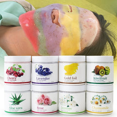 Natural Soft Hydro Jelly Face Mask Powder Series Rose Whitening Aloe Vera Mask DIY Rubber Facial SPA Jelly Mask Facial Skin Care
