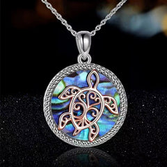 Fashion, lively, cute turtle animal necklace, lucky longevity turtle, safe pendant to protect the family, gifts for relatives an