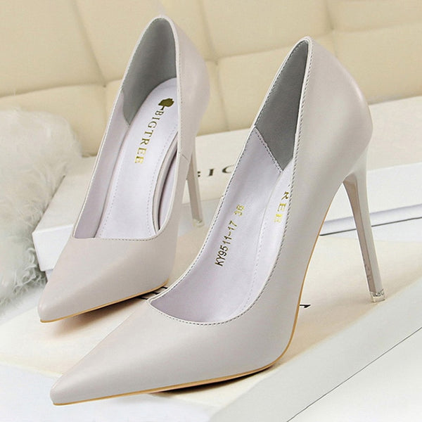 Brigitte Colorblock Pointed Stiletto Pumps