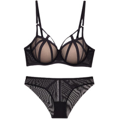 Sexy Lingerie For Women Bra Set Push Up  Strappy Style Padded Cup Underwire 3 Colours