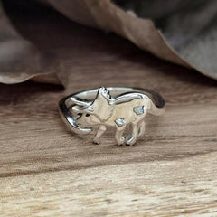 Lila's Long-Necked dino Ring: A Cute Dinosaur Jewelry