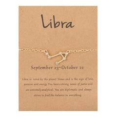 Star Zodiac Sign Bracelet