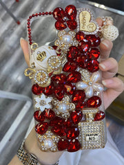 Perfume Pumpkin 3D Diamond Phone Case for For iPhone