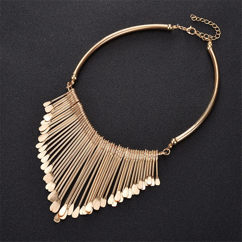 Valencia Geometric Tassel Jewelry Set
