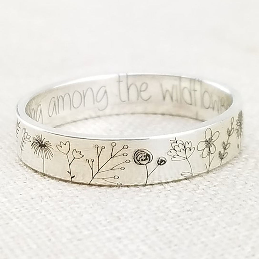 Fern Vintage Botanical Statement Ring