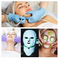 7 Colors Light LED Facial Mask with Neck Face Care Treatment Beauty