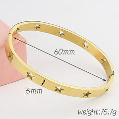 Hollow 10 Star Bracelets