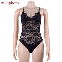 Mesh Sheer Lace Bodysuit