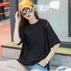 Women Black And White Stripes O Neck Casual Tops Long Sleeve Loose Pullover T-shirt 2021 Srping New Fashion Korea Shirt