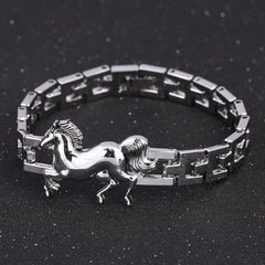 Vintage Horse Charm Bracelet