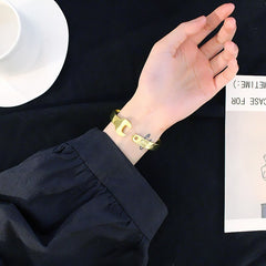 Wrench Open Bangles for Trendy Style