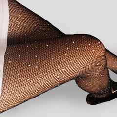 Diamond Fishnet Tights