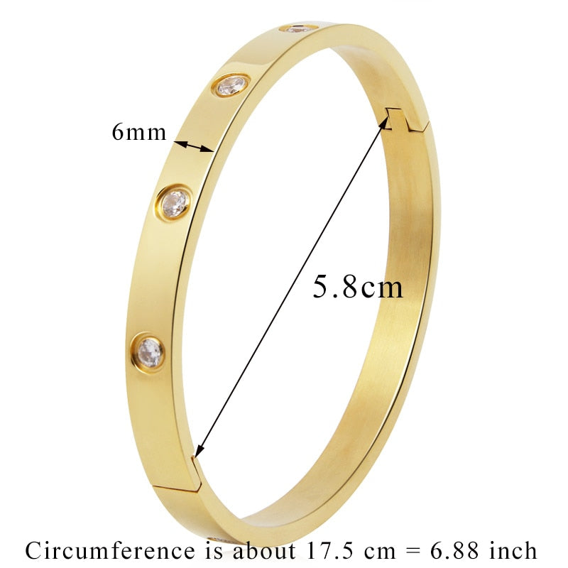 Ysolde Stainless Steel Open Bangle Collection