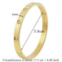 Lovers Bracelets Woman Bracelets Stainless Steel Bangles