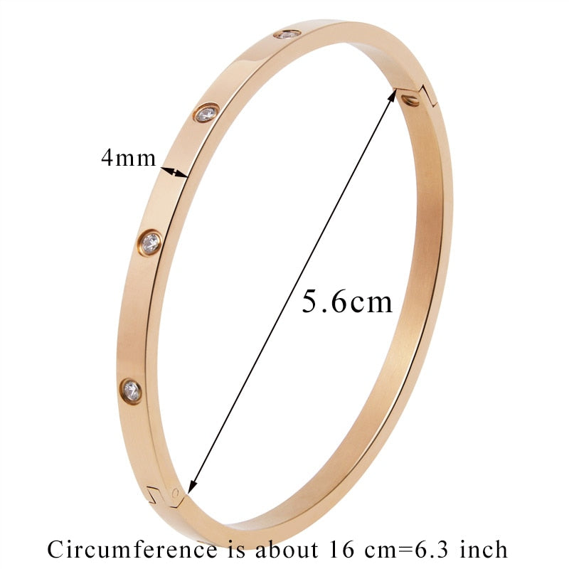 Ysolde Stainless Steel Open Bangle Collection