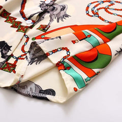 Print Long Sleeve Blouse Women Clothes Autumn Turn-down Collar Fashion Plus Size Elegant Ladies Shirts Casual Oversized Tops