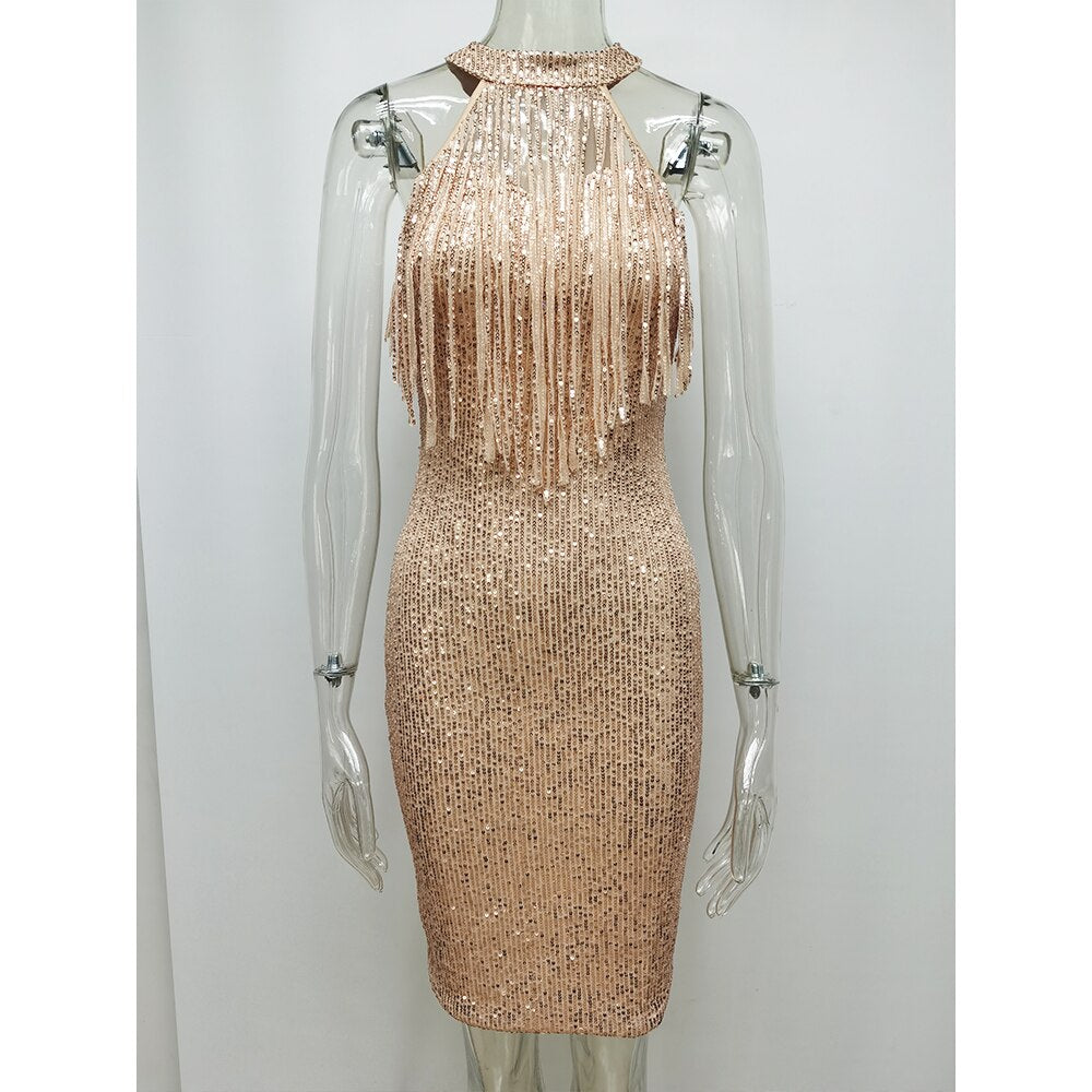 lacy lu Sequin mini Dress women