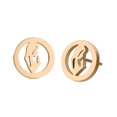 Kinitial 1Pair Fashion Gun Pistol Jewelry Gift Charm Gun Shape Earrings for Women Statement Earring Wedding Party Accessory