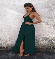 Bohemian Beach Dress Women Summer Casual Sleeveless Split Floral Off Shoulder Maxi Long Boho Dress Clothing Robe Female