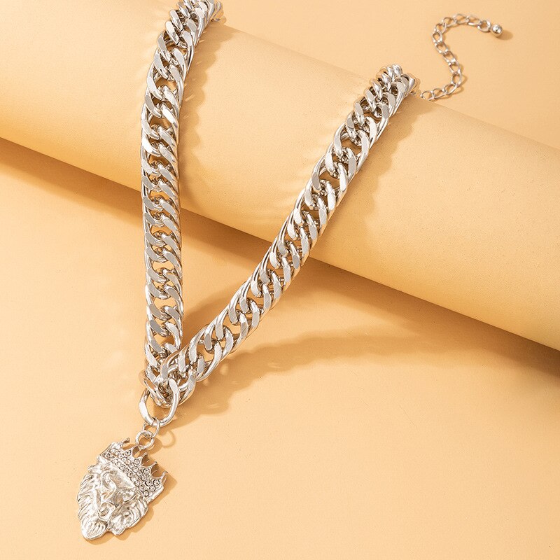Leonora Lion & Chain Statement Jewelry Collection