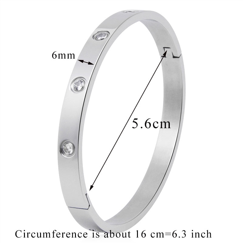 Ysolde Stainless Steel Open Bangle Collection