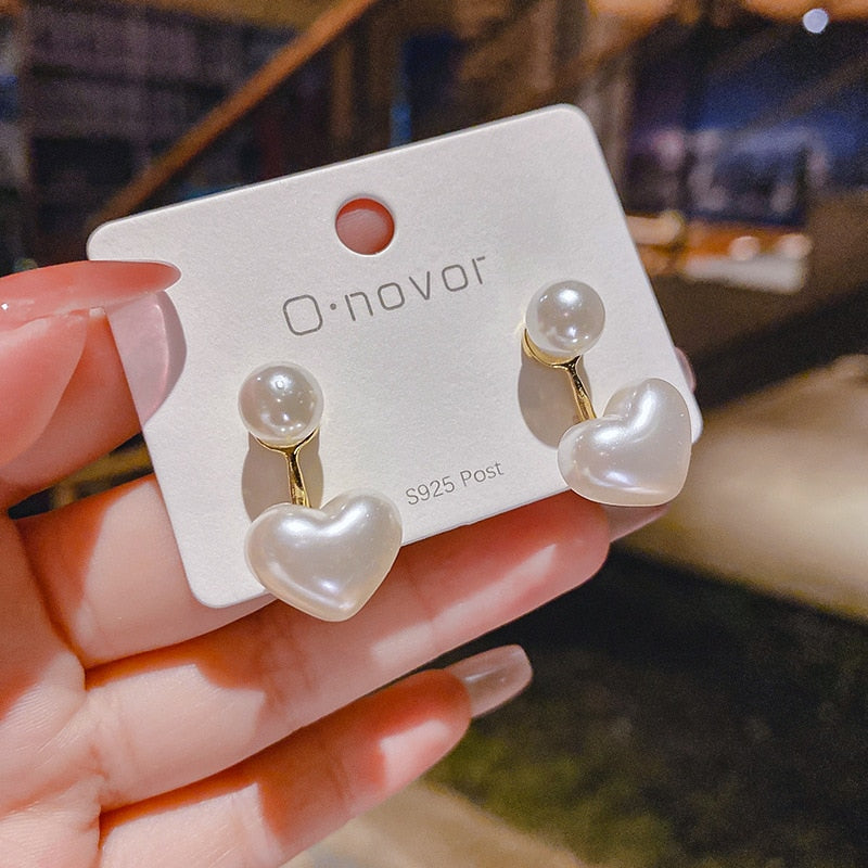 Amora Enamel Heart Stud Earring Collection