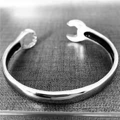 Wrench Biker Bangle - Cool Spanner Bracelet