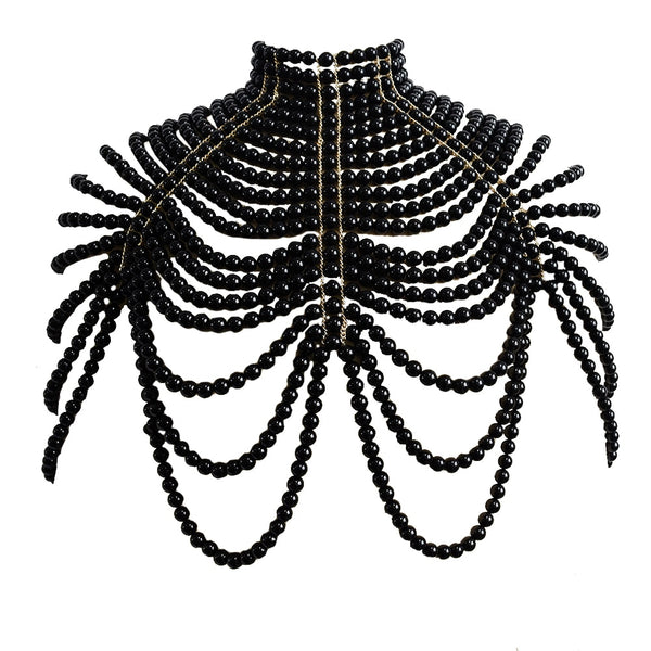 Aurette Pearl-Drape Body Chain Collection