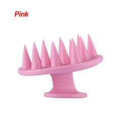 Silicone shampoo scalp hair massager comb brush scalp massager hair shower brush comb