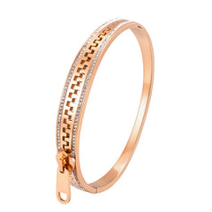Love Crystal Zipper Bracelet