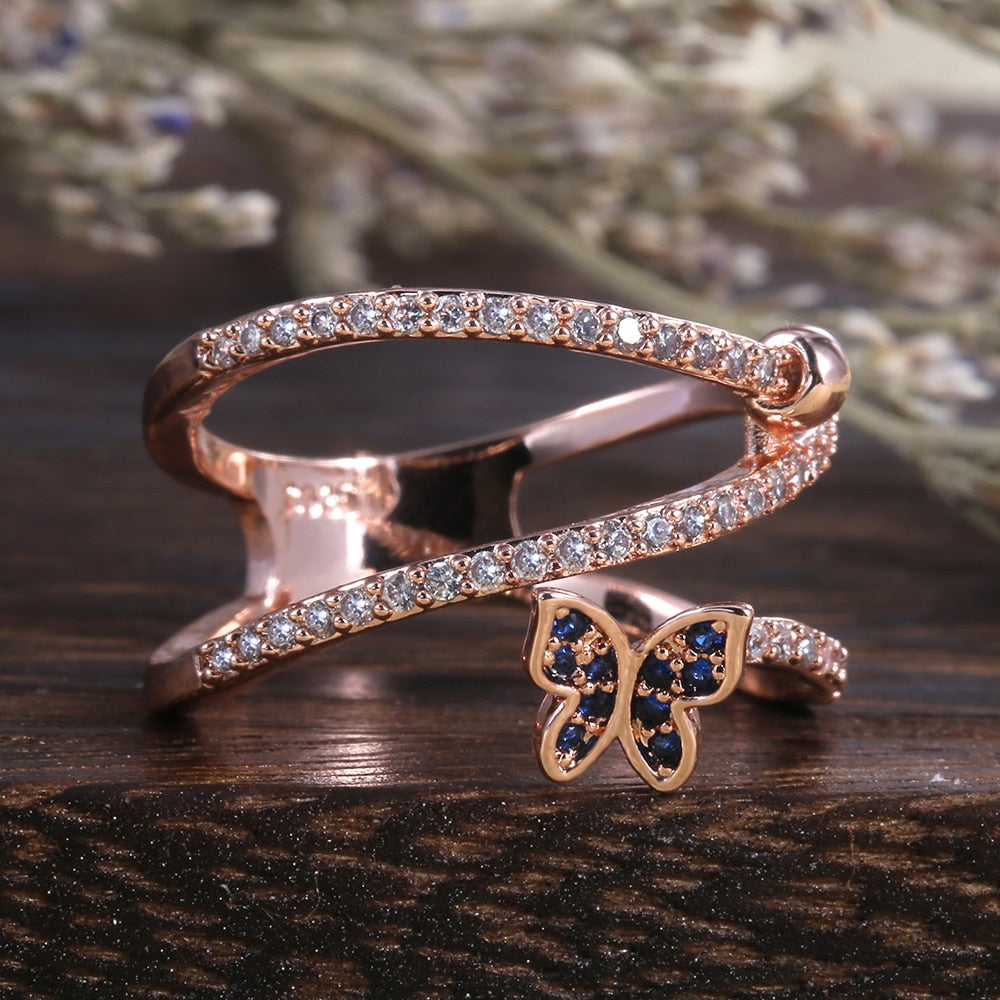 Butterfly Shaped Finger Ring