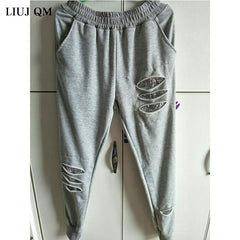 Harlan Pants Stretch Sequins Casual Pants Female