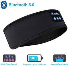 Wireless bluetooth 5.0 Earphones Sleeping Eye Mask Music player / Sports headband Travel Sweatband Headset Speakers