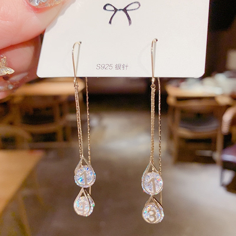 Lucinda's Sparkling Statement Earrings
