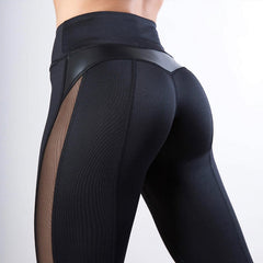 Meshy cutout leggings