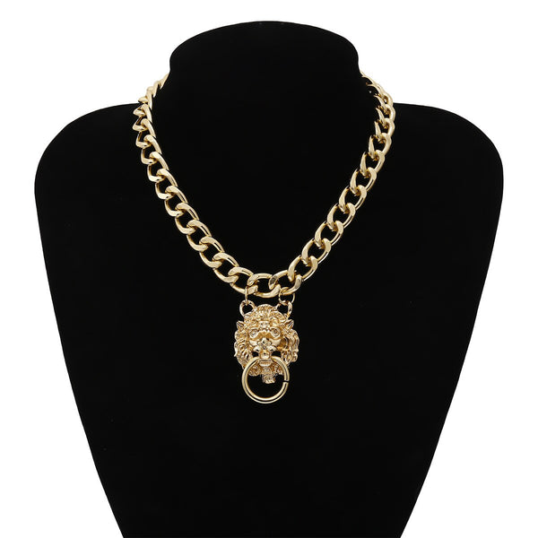 Leonora Lion & Chain Statement Jewelry Collection