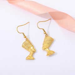 Egyptian Queen Nefertiti Stud Earrings
