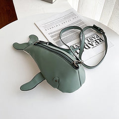 Cute Whale Design Women Shoulder Bag Purses And Handbags Cartoon Crossbody Messenger Bag Girls 2020 Bolsa Personality Coin Purse