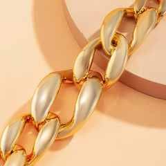 Thick CCB Material Exaggerated Big Choker Necklace Collar for Women Hiphop Chunky Chain Necklaces on the Neck 2022 Egirl Jewelry