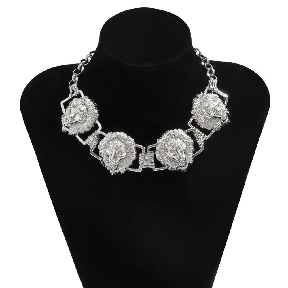 Leonora Lion & Chain Statement Jewelry Collection