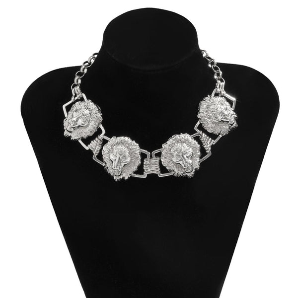 Leonora Lion & Chain Statement Jewelry Collection