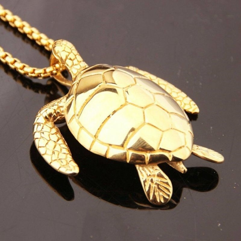 Talia Turtle Pendant Necklace