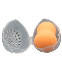 Plastic makeup sponge case