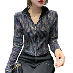 Glitter Sequined Short Jacket