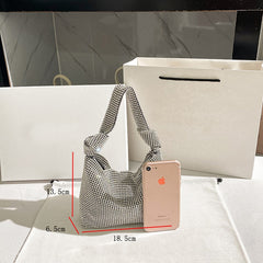 evening bags for women rhinestone clutch purse ladies hand bags silver crystal Shoulder bag luxury designer purses and handbags