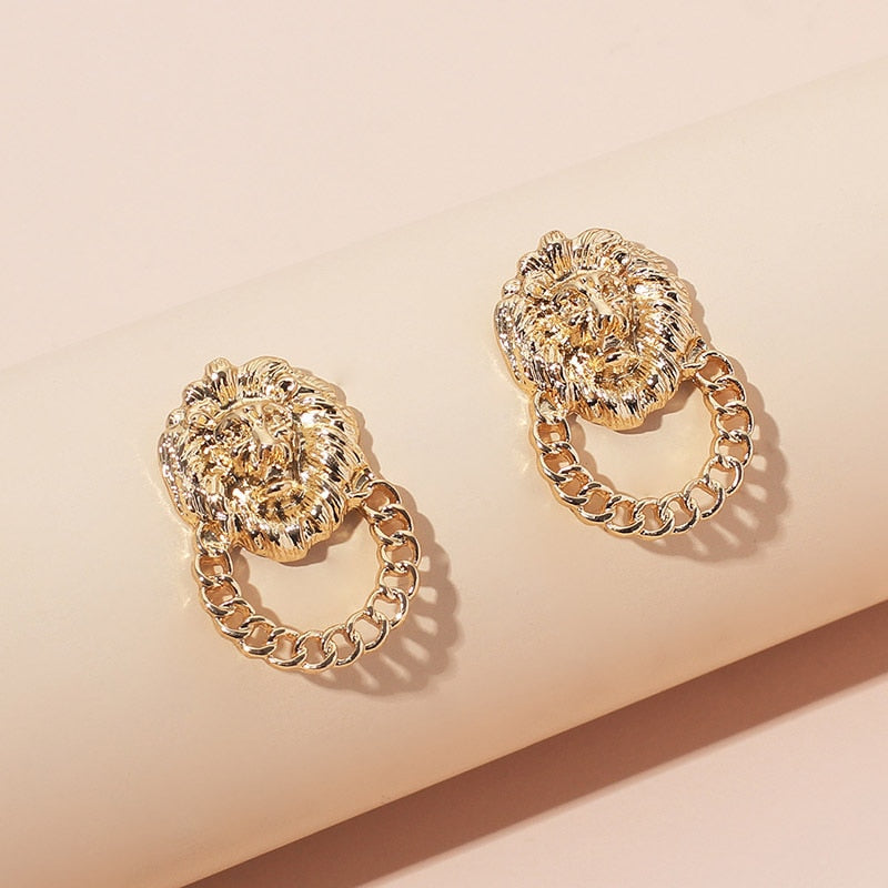 Leonora Lion & Chain Statement Jewelry Collection