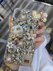 Perfume Pumpkin 3D Diamond Phone Case for For iPhone