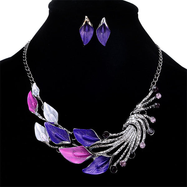 Valencia Geometric Tassel Jewelry Set