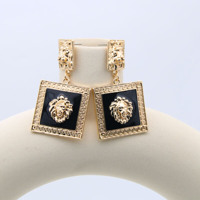 Leonora Lion & Chain Statement Jewelry Collection