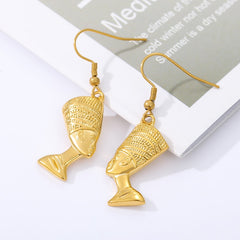 Egyptian Queen Nefertiti Stud Earrings